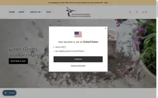 Hummingbirdchocolate.com Screenshot 2024-05-05 00:00:58