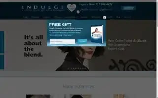 Indulgesalon.com Screenshot 2024-05-12 09:37:02