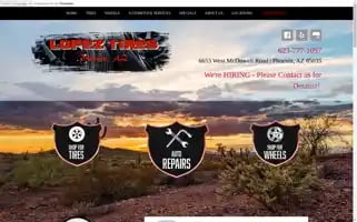 Lopeztireshop.com Screenshot 2024-05-16 06:09:09
