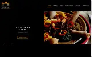 Hararrestaurant.co.uk Screenshot 2024-06-12 16:46:07
