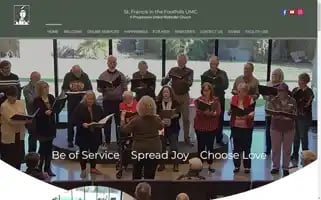 Stfrancisinthefoothills.org Screenshot 2024-07-04 09:56:41