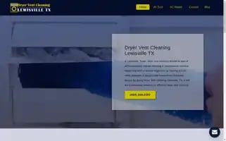Dryerventcleaninglewsisville.com Screenshot 2024-06-13 05:18:36