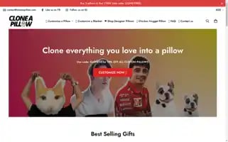 Cloneapillow.com Screenshot 2024-04-23 12:50:35