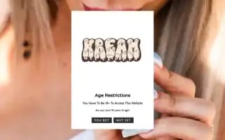 Officialkreamdisposables.com Screenshot 2024-06-26 17:45:50