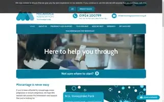 Miscarriageassociation.org.uk Screenshot 2024-06-14 03:09:37