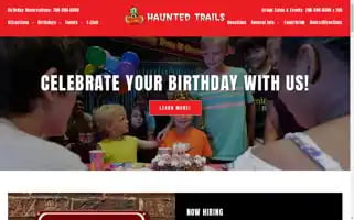 Hauntedtrailsburbank.com Screenshot 2024-05-10 00:57:40