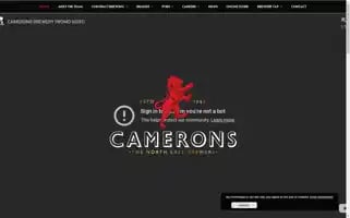 Cameronsbrewery.com Screenshot 2024-06-30 06:28:42