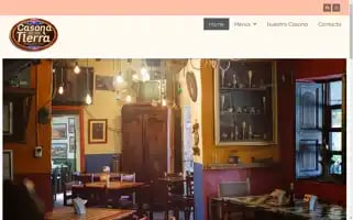 Restaurantecasonademitierra.com Screenshot 2024-05-18 20:22:13