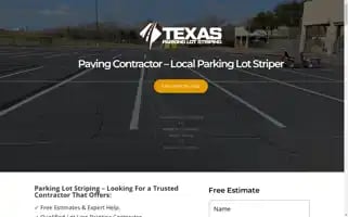 Texasparkinglotstripingcompany.com Screenshot 2024-04-18 19:21:05
