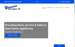 Wismansappliance.com Screenshot 2024-05-17 00:10:14