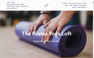 Pilatesyogaloft.com Screenshot 2024-05-13 09:54:51