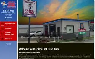 Charliesfastlubeanna.com Screenshot 2024-05-15 17:09:29