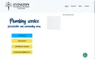 Evingtonplumbing.com Screenshot 2024-05-26 17:39:01