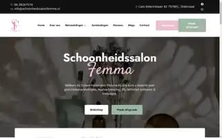 Schoonheidssalonfemma.nl Screenshot 2024-06-15 06:17:32