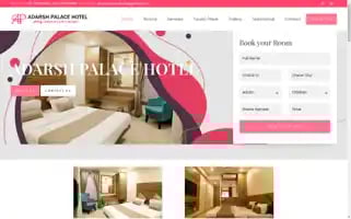 Adarshpalacehotel.com Screenshot 2024-04-16 11:46:22