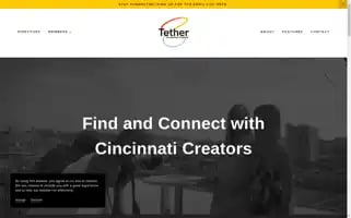 Tethercincinnati.com Screenshot 2024-06-14 00:51:48