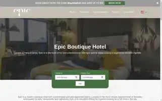 Epicboutiquehotel.com Screenshot 2024-04-14 19:32:38