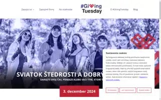 Givingtuesday.sk Screenshot 2024-07-10 09:07:54
