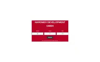 Haromex.com Screenshot 2024-07-09 07:24:42