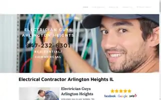 Electricianprosarlingtonheights.com Screenshot 2024-06-13 14:02:00