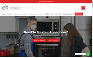 Dcappliancespares.com Screenshot 2024-04-27 10:09:23