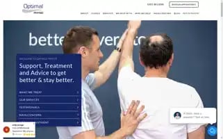 Optimalphysio.co.uk Screenshot 2024-07-07 08:17:08