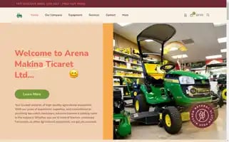 Arenamakinaticaretltd.com Screenshot 2024-05-28 18:41:53