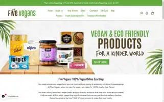 Fivevegans.com.au Screenshot 2024-05-04 09:09:00