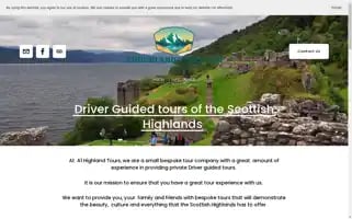 A1highlandtours.com Screenshot 2024-04-22 19:23:10