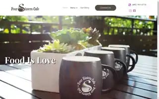 Foursisterscafe.com Screenshot 2024-05-15 22:44:37