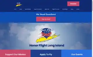 Honorflightlongisland.org Screenshot 2024-04-17 07:09:16