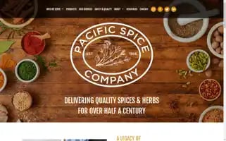 Pacificspice.com Screenshot 2024-06-16 01:57:27
