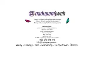 Nadupanyweb.cz Screenshot 2024-06-27 01:38:34