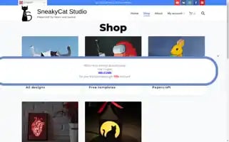 Sneakycatstudio.com Screenshot 2024-05-20 02:32:36