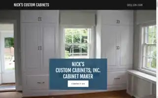 Nickscustomcabinets.com Screenshot 2024-05-16 09:47:02