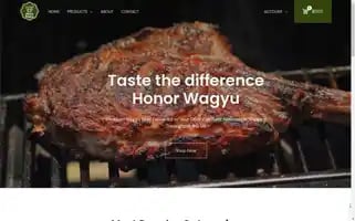 Honorwagyumeats.com Screenshot 2024-05-19 07:26:40