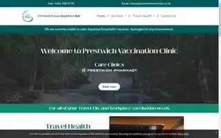 Prestwichtravelclinic.co.uk Screenshot 2024-04-26 15:10:28
