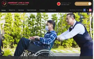 Abundantloveandcaretransportation.com Screenshot 2024-07-05 04:47:23