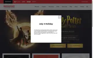 Broadwaylicensing.com Screenshot 2024-07-03 19:24:24
