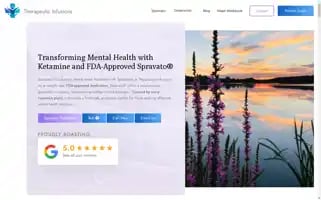 Therapeuticinfusions.com Screenshot 2024-07-01 10:33:54