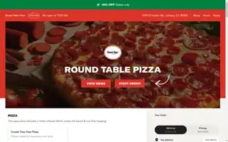 Roundtablepizzalathrop.com Screenshot 2024-05-16 15:45:32