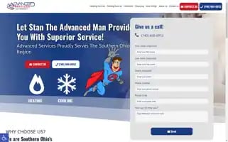 Advancedserviceshvac.com Screenshot 2024-07-05 13:36:26