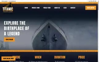 Titanictourbelfast.com Screenshot 2024-04-14 19:26:30