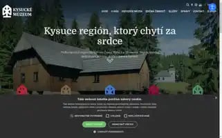 Kysuckemuzeum.sk Screenshot 2024-07-10 02:14:18