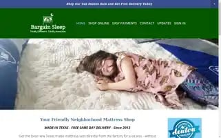 Bargainsleepcenter.com Screenshot 2024-05-08 16:52:50