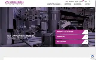 Vandongenengineering.nl Screenshot 2024-07-02 13:09:03