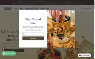 Michelesgranola.com Screenshot 2024-05-04 17:46:01