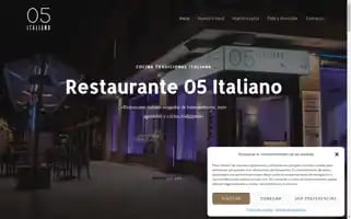 Restaurante05italiano.com Screenshot 2024-06-18 13:13:46