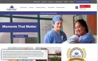 Willamettevalleymedical.com Screenshot 2024-07-03 08:50:23