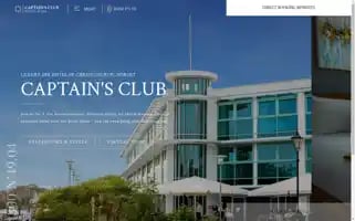 Captainsclubhotel.com Screenshot 2024-04-17 10:30:09